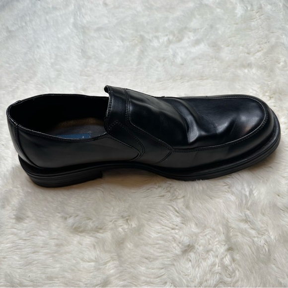 Protocol Slip-On Loafers with Rounded Toe and Durable Sole Black Size 12 - Picture 11 of 16